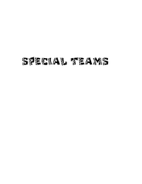 SPECIAL TEAMS