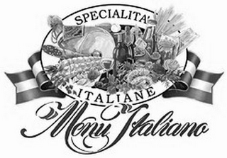 SPECIALITÀ ITALIANE MENU ITALIANO logo