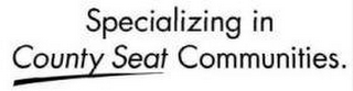 SPECIALIZING IN COUNTY SEAT COMMUNITIES. logo
