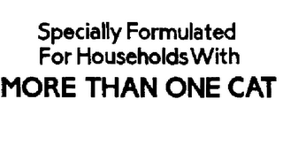 SPECIALLY FORMULATED FOR HOUSEHOLDS WITH MORE THAN ONE CAT logo