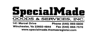 SPECIALMADE GOODS & SERVICES, INC. logo