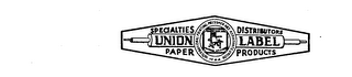 SPECIALTIES DISTRIBUTORS PAPER PRODUCTS logo