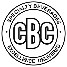 · SPECIALTY BEVERAGES · CBC EXCELLENCE DELIVERED logo