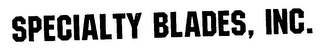 SPECIALTY BLADES, INC. logo