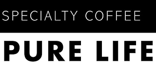 SPECIALTY COFFEE PURE LIFE logo
