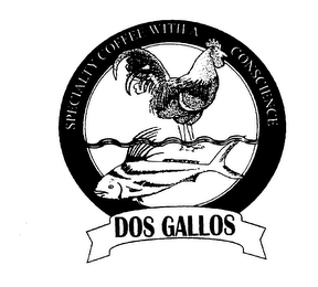 SPECIALTY COFFEE WITH A CONSCIENCE DOS GALLOS logo