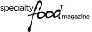 SPECIALTY FOOD MAGAZINE logo