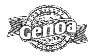 SPECIALTY GENOA PRODUCTS SINCE 1909 logo