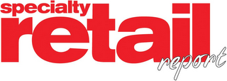 SPECIALTY RETAIL REPORT logo