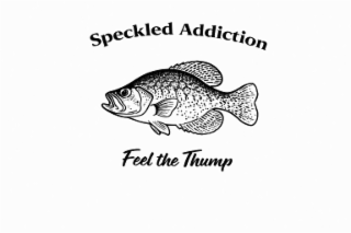 SPECKLED ADDICTION FEEL THE THUMP logo