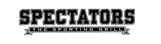 SPECTATORS THE SPORTING GRILL logo