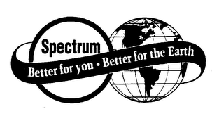 SPECTRUM BETTER FOR YOU - BETTER FOR THE EARTH logo
