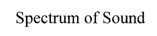 SPECTRUM OF SOUND logo
