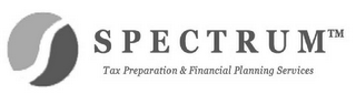 SPECTRUM TAX PREPARATION & FINANCIAL PLANNING SERVICES TM logo