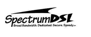 SPECTRUMDSL BROAD BANDWIDTH. DECICATE. SECURE. SPEEDY logo
