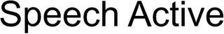 SPEECH ACTIVE logo