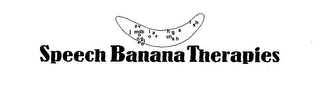 SPEECH BANANA THERAPIES ZV J MDB I A H G K F SH N O R CH NG I S H E O logo
