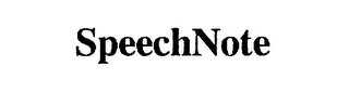 SPEECHNOTE logo