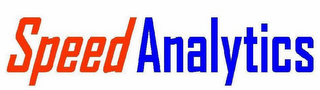 SPEED ANALYTICS logo