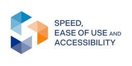 SPEED, EASE OF USE AND ACCESSIBILITY logo