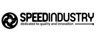 SPEED INDUSTRY DEDICATED TO QUALITY AND INNOVATION logo