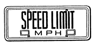 SPEED LIMIT MPH logo