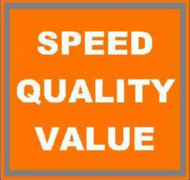 SPEED QUALITY VALUE logo