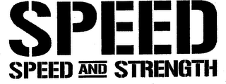 SPEED SPEED AND STRENGTH logo