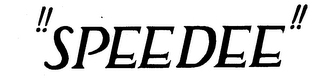 "SPEEDEE" logo