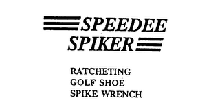 SPEEDEE SPIKER RATCHETING GOLF SHOE SPIKE WRENCH logo