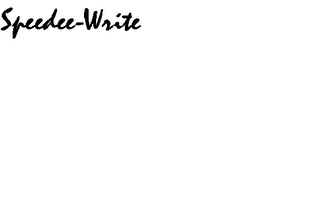 SPEEDEE- WRITE logo