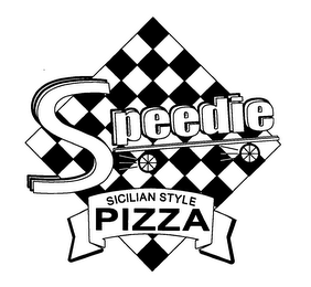 SPEEDIE SICILIAN STYLE PIZZA logo