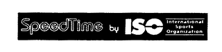 SPEEDTIME BY ISO INTERNATIONAL SPORTS ORGANIZATION logo