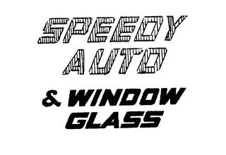 SPEEDY AUTO & WINDOW GLASS logo