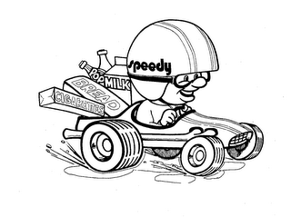 SPEEDY CIGARETTES BREAD MILK POP logo