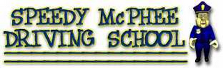 SPEEDY MCPHEE DRIVING SCHOOL logo