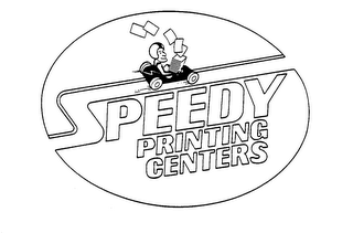 SPEEDY PRINTING CENTERS logo