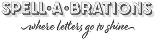 SPELL A BRATIONS WHERE LETTERS GO TO SHINE logo
