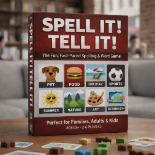 SPELL IT! TELL IT! logo