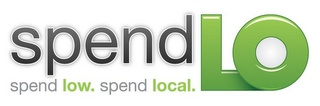 SPENDLO SPEND LOW. SPEND LOCAL. logo