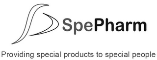 SPEPHARM PROVIDING SPECIAL PRODUCTS TO SPECIAL PEOPLE logo