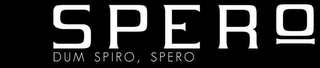 SPERO DUM SPIRO, SPERO. logo