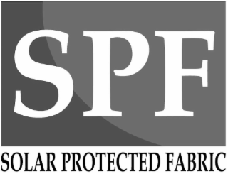 SPF SOLAR PROTECTED FABRIC logo