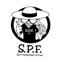 S.P.F. S.P.F. SUN PROTECTION IS FUN! logo