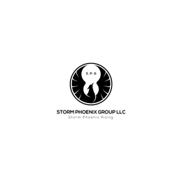 S.P.G. STORM PHOENIX GROUP LLC STORM PHOENIX RISING logo
