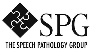 SPG THE SPEECH PATHOLOGY GROUP logo
