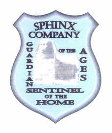 SPHINX COMPANY GUARDIAN OF THE AGES SENTINEL OF THE HOME logo