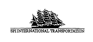 SPI INTERNATIONAL TRANSPORTATION logo