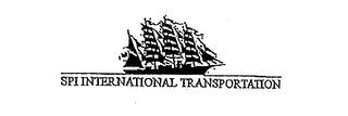 SPI INTERNATIONAL TRANSPORTATION logo