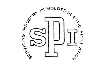 SPI SERVICING INDUSTRY IN MOLDED PLASTIC APPLICATION logo
